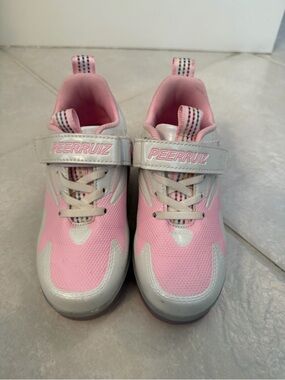 JIANDIAN Peerruiz Sport LED Light UP roller skates single wheel US 1.5 sneaker